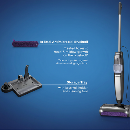 Steam Pickup 3-In-1 Steam Mop SD201 9.3" Cleaning Path Black: Electric, Bagless, 1230W