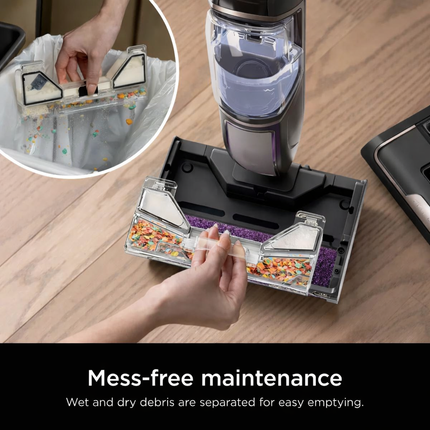 Steam Pickup 3-In-1 Steam Mop SD201 9.3" Cleaning Path Black: Electric, Bagless, 1230W