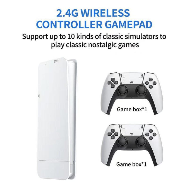 2026 New Console 40000+ Games Wireless Controllers Plug and Play 4K HD HDMI TV Game Stick White Protection Wireless HD Retro Game Stick Fun Party M15 Wireless Retro Game Hdmi Output Game Joystick Classic Video Game Rg 406 H Rechargeable Handle