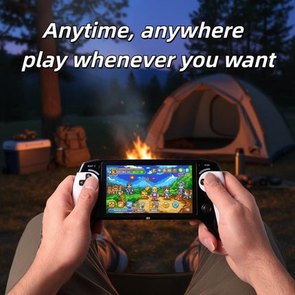 Portable Retro Game Console, 5.5-Inch Large Screen, 10 Emulator Support, Ultra HD Graphics Handheld Game Console, Ideal Gift for Birthdays, Father’S Day & Christmas