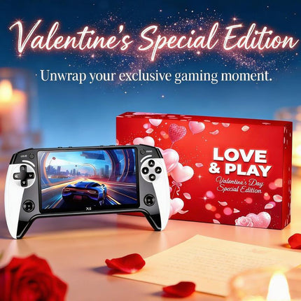 Portable Retro Game Console, 5.5-Inch Large Screen, 10 Emulator Support, Ultra HD Graphics Handheld Game Console, Ideal Gift for Birthdays, Father’S Day & Christmas