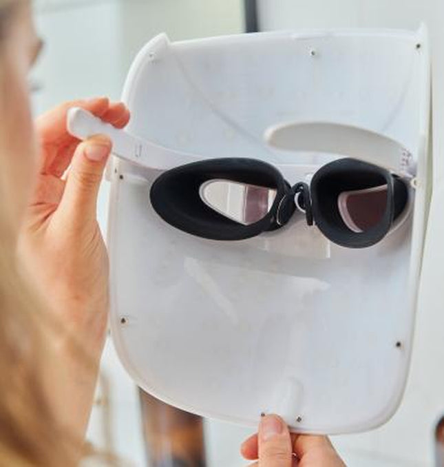 Lumivisage LED Light Mask - Cordless Facial Therapy Tool for Anti-Aging, Acne Treatment, & Skin Repair - Fda-Cleared with 288 Leds & 7 Color Treatments