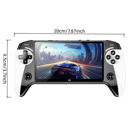 Portable Retro Game Console, 5.5-Inch Large Screen, 10 Emulator Support, Ultra HD Graphics Handheld Game Console, Ideal Gift for Birthdays, Father’S Day & Christmas