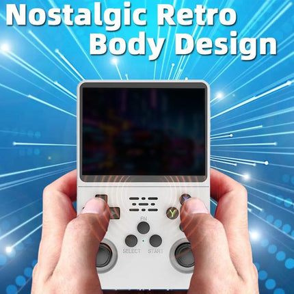 R36S Retro Video Handheld Game Console Linux System 3.5 in IPS Screen Built in 3000Mah Battery 32G+64G TF Card Preinstalled Gamess for Christmas, Thanksgiving, Holiday Gift